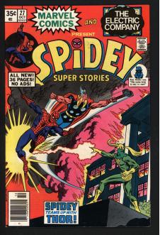 SPIDEY SUPER STORIES #27 6.0 front cover