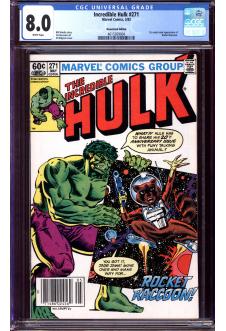 INCREDIBLE HULK #271 CGC 8.0 WHITE PAGES front cover