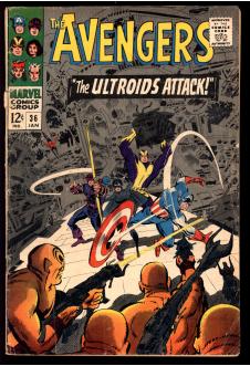 AVENGERS #36 2.5 front cover