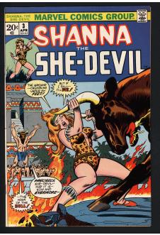 SHANNA THE SHE-DEVIL #3 8.5 front cover