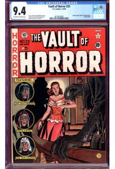 VAULT OF HORROR #23 CGC 9.4 OW/WH PAGES front cover
