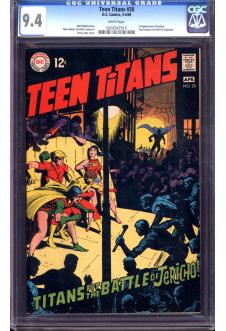TEEN TITANS #20 CGC 9.4 WHITE PAGES front cover