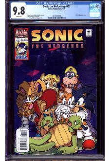 SONIC THE HEDGEHOG #137 CGC 9.8 WHITE PAGES front cover