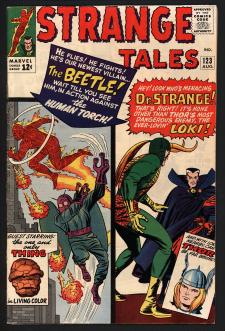 STRANGE TALES #123 6.0 front cover