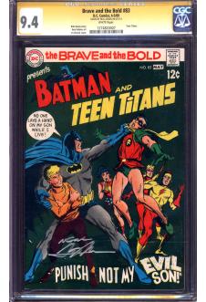 BRAVE AND THE BOLD #83 CGC 9.4 WHITE PAGES front cover