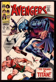 AVENGERS #50 4.5 front cover