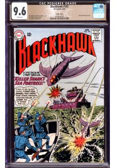 BLACKHAWK #183 CGC 9.6 WHITE PAGES front cover