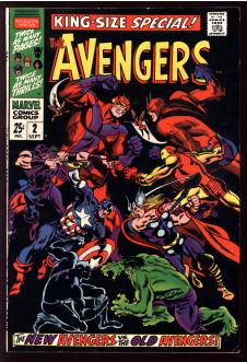 AVENGERS ANNUAL #2 7.5 front cover