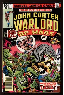 JOHN CARTER, WARLORD OF MARS #1 8.0 front cover