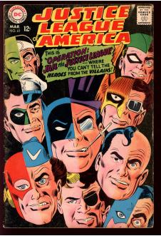 JUSTICE LEAGUE OF AMERICA #61 4.0 front cover