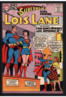 SUPERMAN'S GIRLFRIEND LOIS LANE #36 6.5 front cover