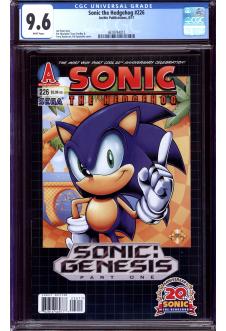 SONIC THE HEDGEHOG #226 CGC 9.6 WHITE PAGES front cover
