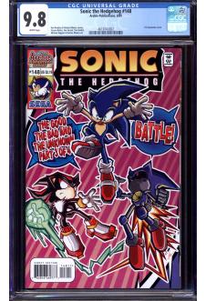 SONIC THE HEDGEHOG #148 CGC 9.8 WHITE PAGES front cover