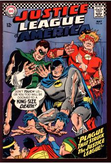JUSTICE LEAGUE OF AMERICA #44 3.5 front cover