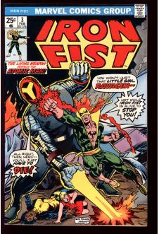 IRON FIST #3 6.5 front cover