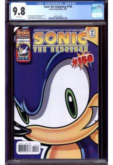 SONIC THE HEDGEHOG #150 CGC 9.8 WHITE PAGES front cover