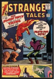 STRANGE TALES #124 4.0 front cover