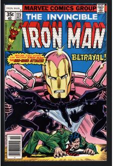 IRON MAN #115 7.5 front cover