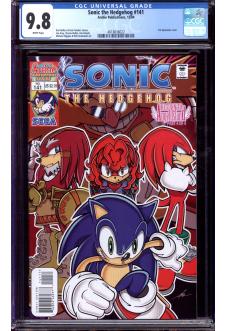 SONIC THE HEDGEHOG #141 CGC 9.8 WHITE PAGES front cover