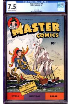 MASTER COMICS #81 CGC 7.5 OW/WH PAGES front cover