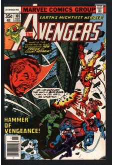 AVENGERS #165 8.0 front cover
