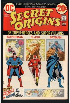 SECRET ORIGINS #1 7.0 front cover