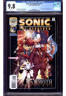 SONIC THE HEDGEHOG #114 CGC 9.8 WHITE PAGES front cover