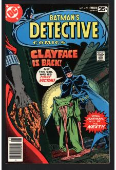 DETECTIVE COMICS #478 9.2 front cover
