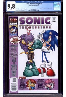SONIC THE HEDGEHOG #120 CGC 9.8 WHITE PAGES front cover