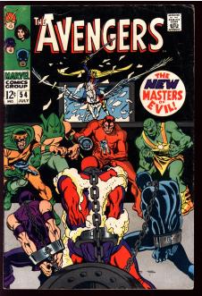 AVENGERS #54 5.5 front cover