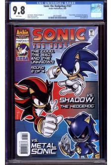 SONIC THE HEDGEHOG #147 CGC 9.8 WHITE PAGES front cover