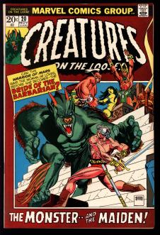 CREATURES ON THE LOOSE #20 8.5 front cover