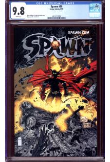 SPAWN #99 CGC 9.8 WHITE PAGES front cover