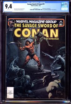 SAVAGE SWORD OF CONAN #72 CGC 9.4 WHITE PAGES front cover