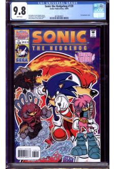 SONIC THE HEDGEHOG #139 CGC 9.8 WHITE PAGES front cover
