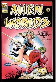 ALIEN WORLDS #2 7.5 front cover