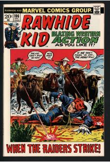 RAWHIDE KID #106 8.5 front cover