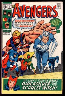 AVENGERS #75 6.5 front cover