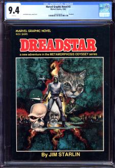 MARVEL GRAPHIC NOVEL #3 CGC 9.4 WHITE PAGES front cover