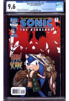 SONIC THE HEDGEHOG #117 CGC 9.6 WHITE PAGES front cover