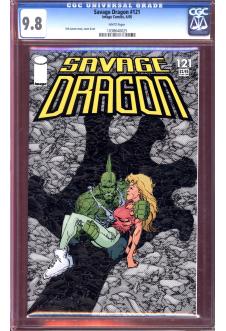 SAVAGE DRAGON #121 CGC 9.8 WHITE PAGES front cover