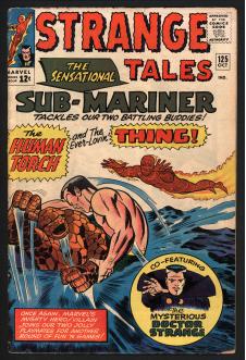 STRANGE TALES #125 3.5 front cover