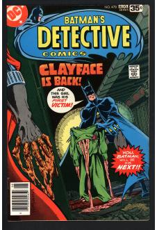 DETECTIVE COMICS #478 6.0 front cover