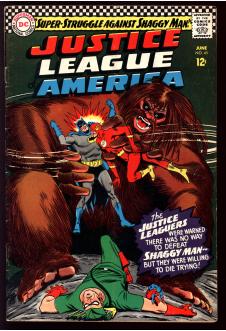 JUSTICE LEAGUE OF AMERICA #45 3.5 front cover