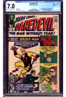 DAREDEVIL #1 CGC 7.0 CR/OW PAGES front cover