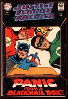 JUSTICE LEAGUE OF AMERICA #62 4.5 front cover