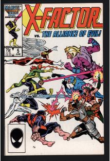 X-FACTOR #5 7.5 front cover