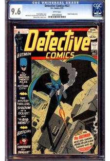 DETECTIVE COMICS #423 CGC 9.6 WHITE PAGES front cover