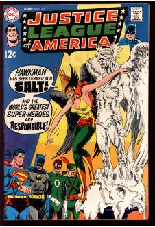 JUSTICE LEAGUE OF AMERICA #72 7.0 front cover