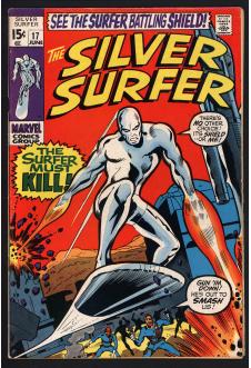SILVER SURFER #17 6.5 front cover